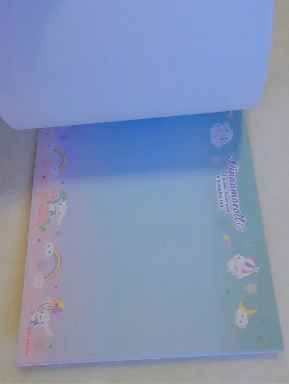 Cinnamoroll 128 Sheet Notepad W Stickers